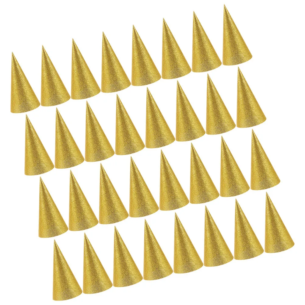 

36pcs Party Hats For Kids Cute Paper Cone Caps Birthday Headwear Children Festival Decoration Birthday Party Supplies