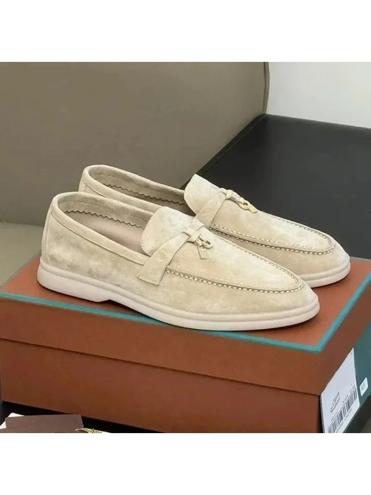 Casual modekleding Vintage schoenen, mocassins met platte hak voor dames, platte schoenen voor heren en dames, schoenen heren - afbeelding 2