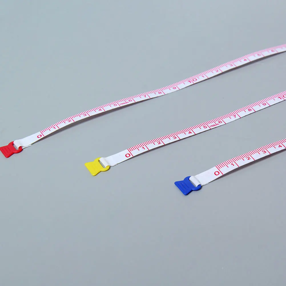 

10Pcs Heart-Shaped Retractable Tape Measure Clear Mark Flexible Portable Key Ring Sewing Technology Treatment Body Measuring