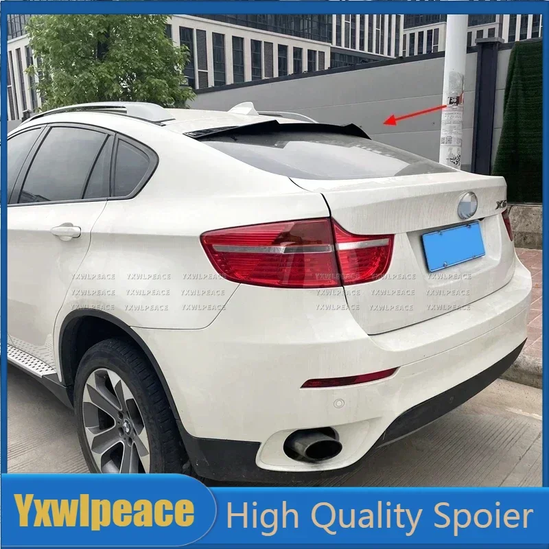 

For BMW X6 E71 Roof Spoiler 2008 2009 2010 2011 2012 2013 2014 ABS Material Rear Window Roof Spoiler Body Kit Accessories