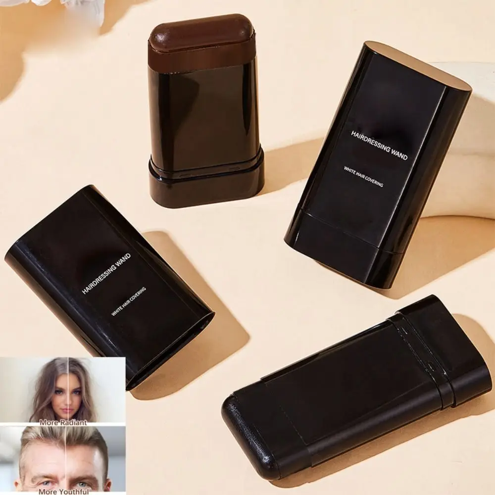 

Новая водостойкая краска для волос с защитой от пота, простая в использовании 2 в 1, мгновенная краска для волос черного цвета, расческа-палка для покрытия седых волос