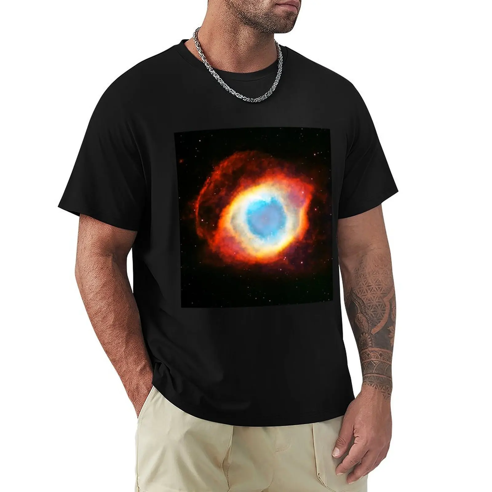 Helix Nebula T-Shirt t shirts for man slim fit T-Shirt