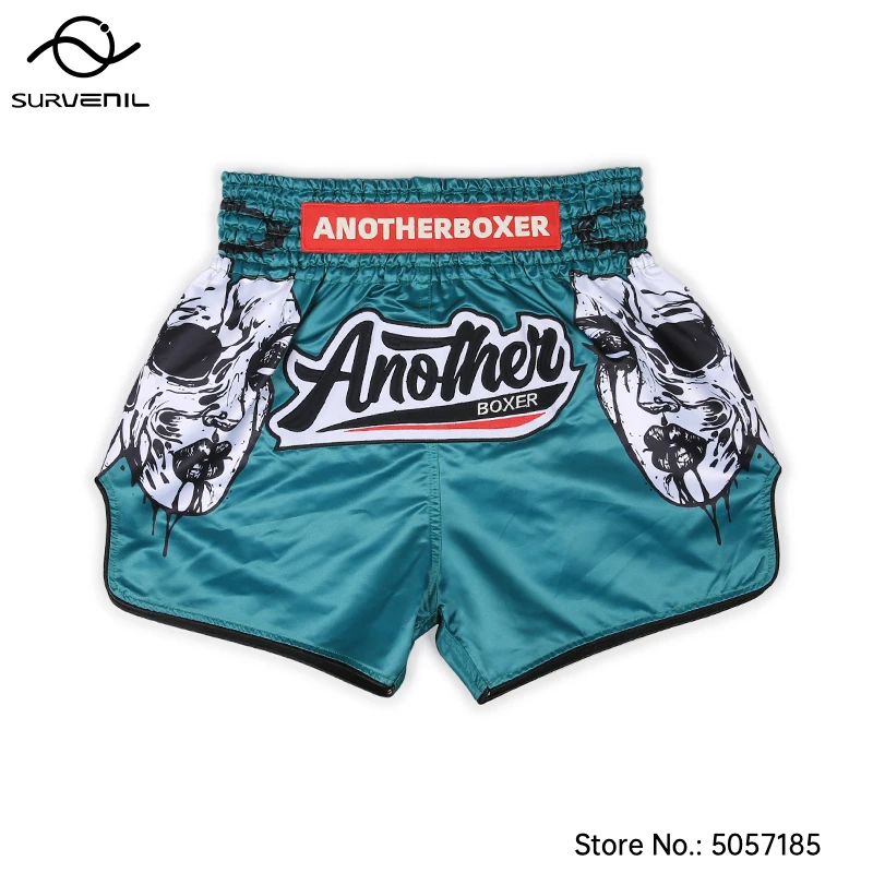 Muay Thai Shorts Kickboxing Short Kids Men's Women's Boxing Trunks for Training Punching Sparring Fitness Gym Thai Boxing Shorts