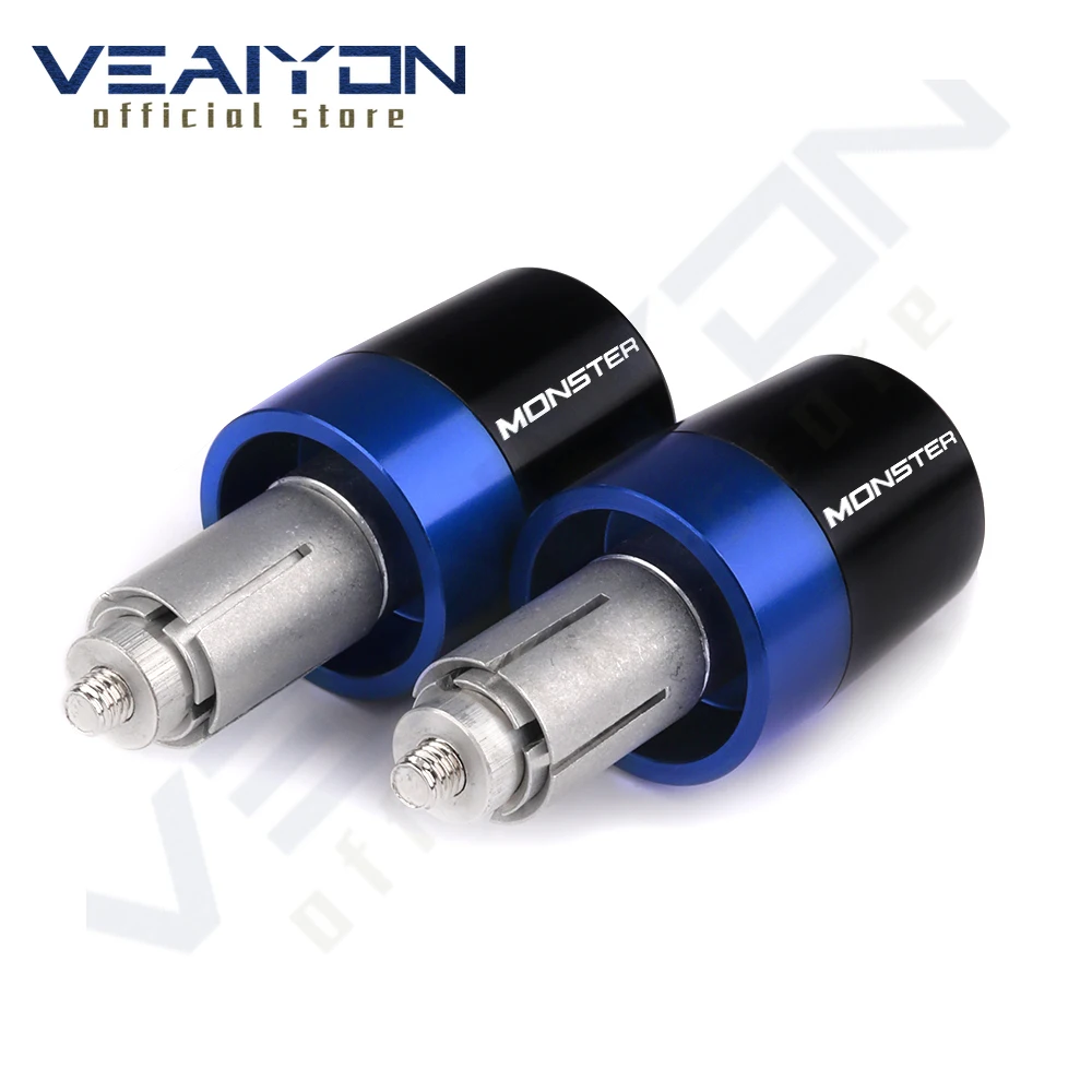 For DUCATI MONSTER Monster monster 696 796 821 1100 1200 motorcycle Grips Cap Plug Handle Bar End Weight Handlebar accessories