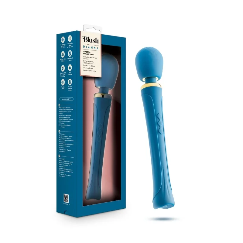 New product BLUSH Fairy Wand Vibrator, Multi-frequency Strong Vibration Massage Wand, Female Masturbator, Adult Sex Toy for Inti