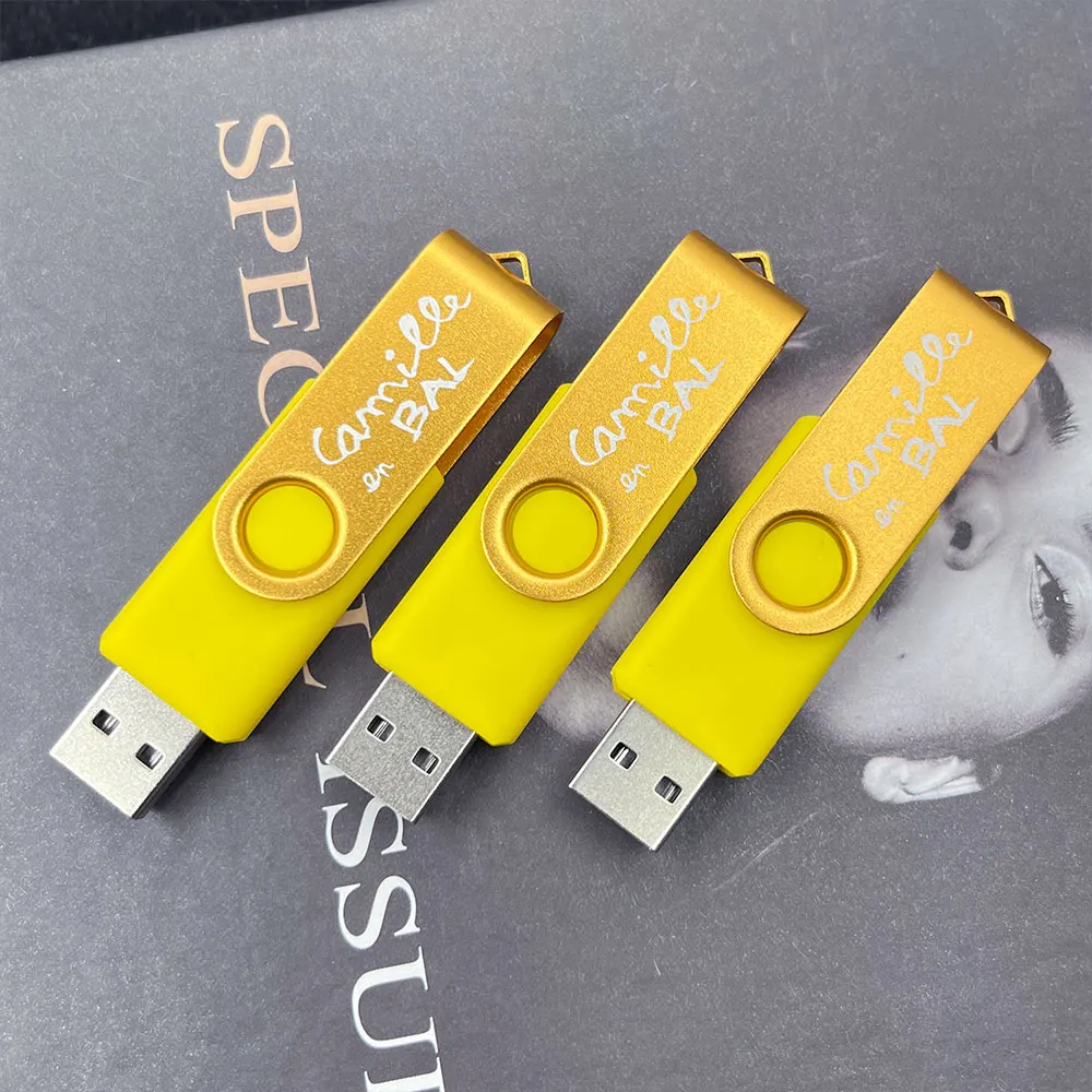 50PCS/lot Portable pendrives 64GB Waterproof usb flash drive 32GB 16GB 8GB 4GB Real Capacity USB pen drive Free laser logo