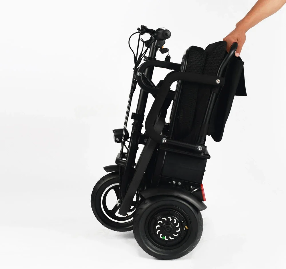 elderly lithium battery portable 3wheel four wheel mobility scooter electric tricycles