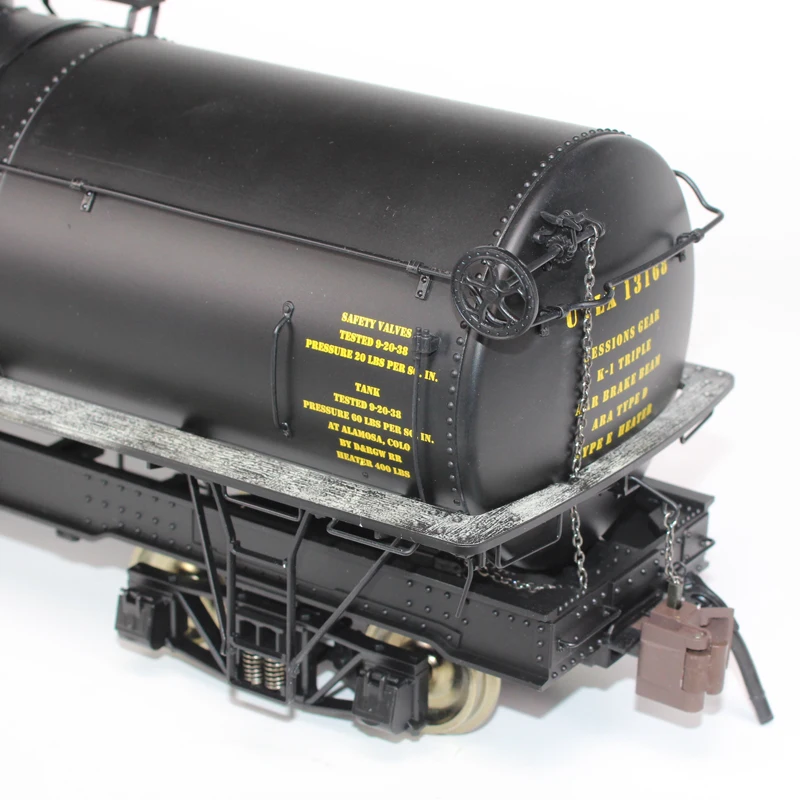 BACHMANN 1/22 G-type Simulation Oil Tank Car Train Model Rail Car Black Collection Gift Model Toy