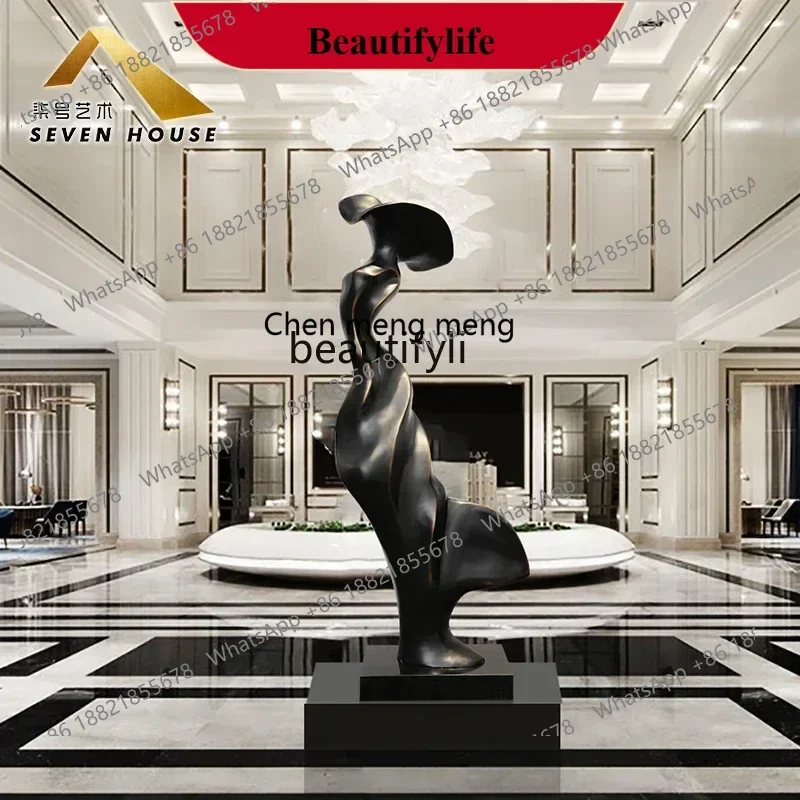 

NEW Large floor-to-ceiling ornaments Sales office Abstract sculpture Art negotiation area Corridor entrance decoration