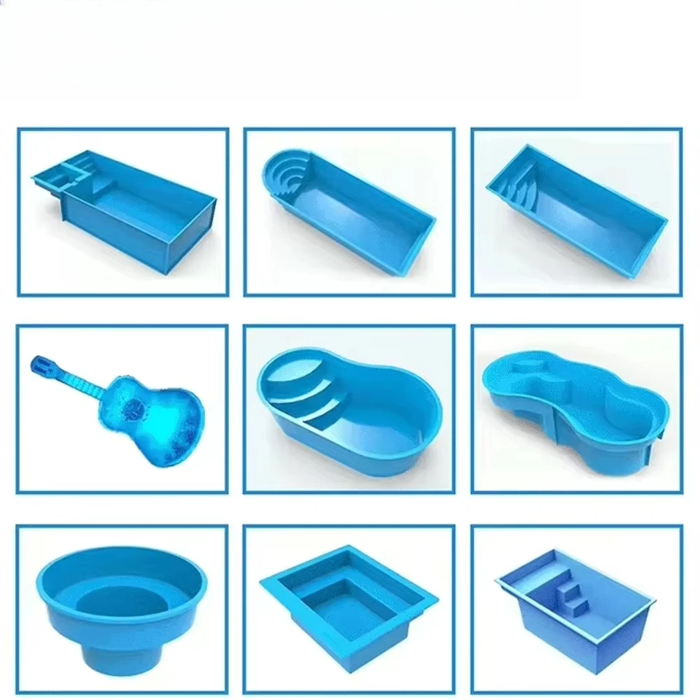 Indoor Family Garden Fiberglass Pool Shell Inground Swimming Underground FRP Small Above Ground Swimming Pool for Sale
