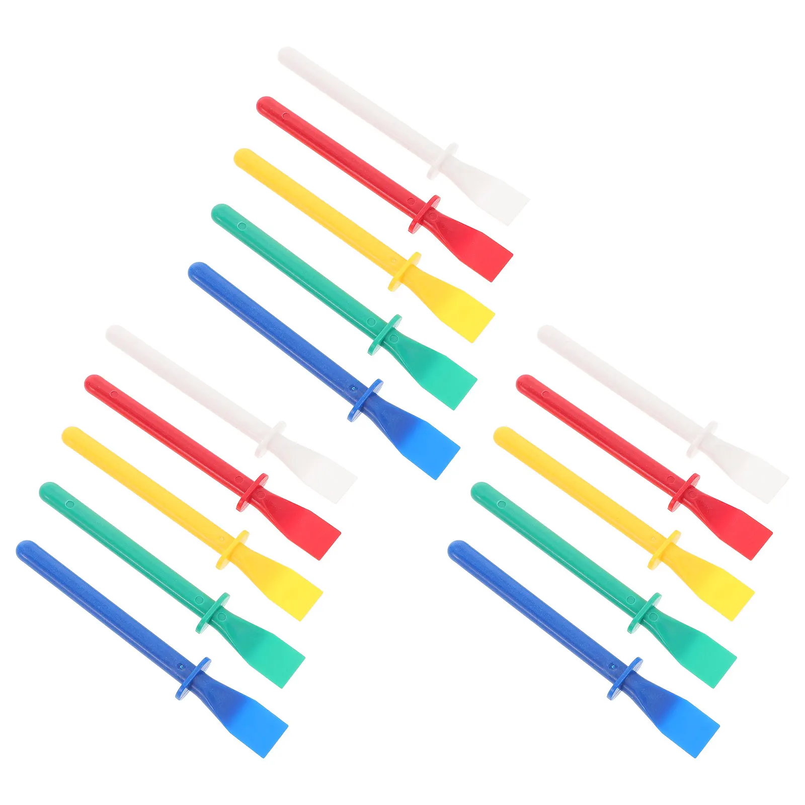 

15 Pcs Spreaders Palette Stick Diy Craft Tool Smear Abs Glue Scraper