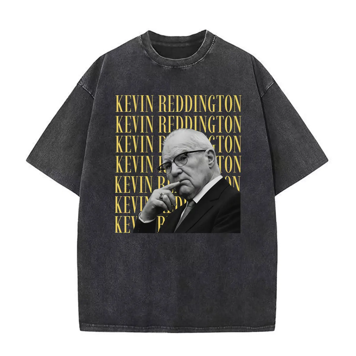 Vintage Washed Kevin Reddington Attorney T Shirt Men Women Fashion Trend High Street T-shirts Casual Cotton Short Sleeve T-shirt