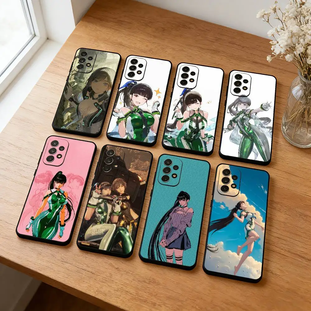 

Stellar B-Blade E-EXE G-Game Phone Case For Samsung S25,S24,S23,S22,S21,S20,Plus, Soft Silicone Black Cover