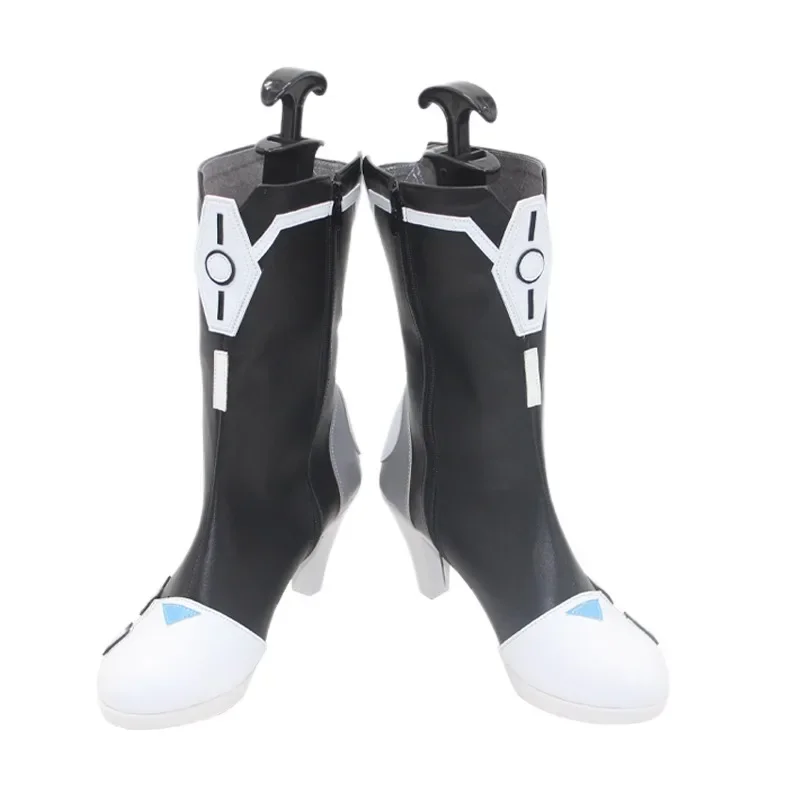 Gioco Honkai Impact 3 Griseo Scarpe Cosplay Stivali di Carnevale di Halloween Scarpe in pelle PU Puntelli Cosplay Su misura