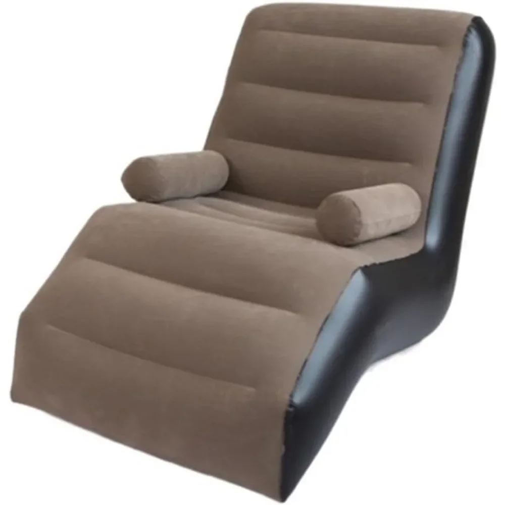 

"Inflatable Recliner Lounge Chair - Foldable Lazy Sofa for Gaming, Lunch Rest & Leisure, Comfortable Indoor Air Bed"​