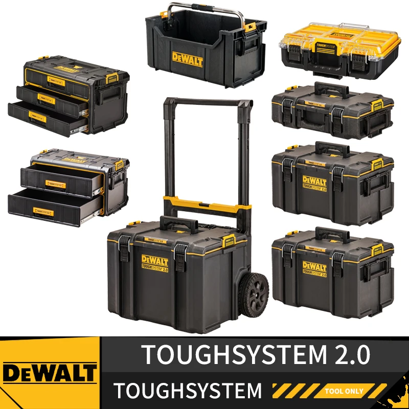 DEWALT DS100 DS166 DS300 DS400 DS450 DS280 TOUGHSYSTEM 2.0 Mobile Stackable Storage Tool Box