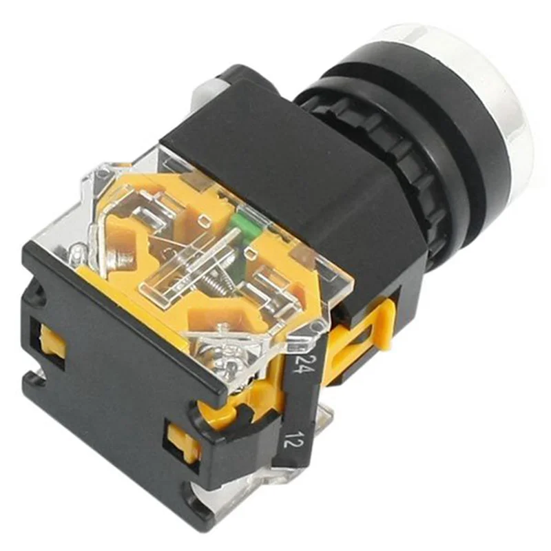 

40Pcs 22Mm Mount 10A 380V DPST Red Green Momentary Push Button Switch-A80Z