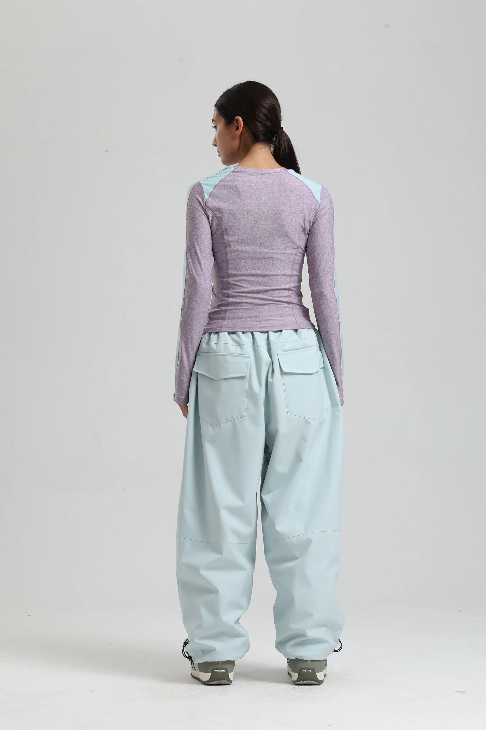 Gsou Snow 2025, Unisex-Cargohose mit lockerer Passform – wasserdichte, winddichte Snowboardhose für Damen und Herren, Winter-Schneeausrüstung – Detail 36