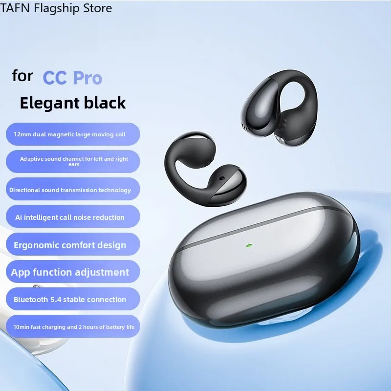TAFN pour casque Bluetooth SoundPEATS CCPro sans fil � oreille ouverte, clip d'oreille pour course et sport, Nouveaut� 2025 [Accessoires audio]