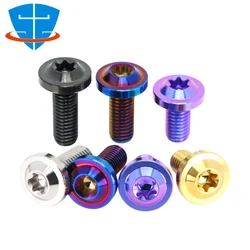 M5 M6 M8 M10 TC4 Titanium Alloy UFO Head Torx Hexalobular Socket Pan Head Electric Scoote Motorcycle Refit Screw Anti-theft Bolt