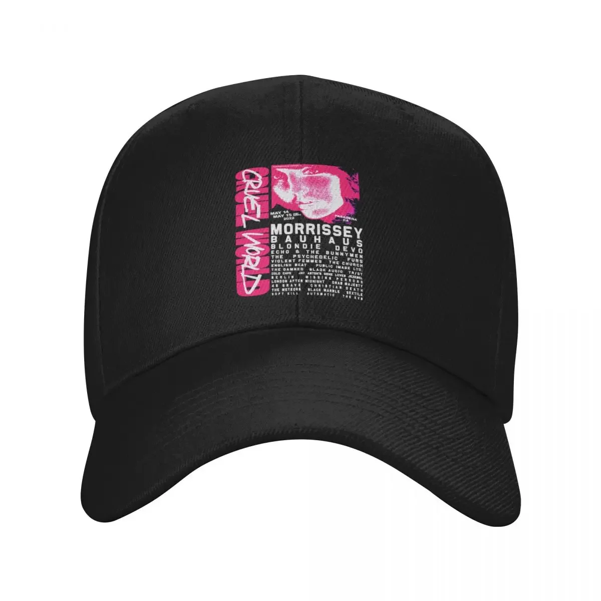 Cruel world festival line up Baseball Cap New In The Hat Fishing cap Men's Baseball Women's