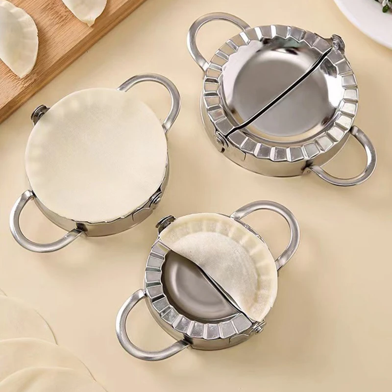 

Stainless Steel Dumpling Maker Dumpling Skin Mold Ravioli Maker Press Pie Making Press Wrapper Pastry Maker Kitchen Accessories