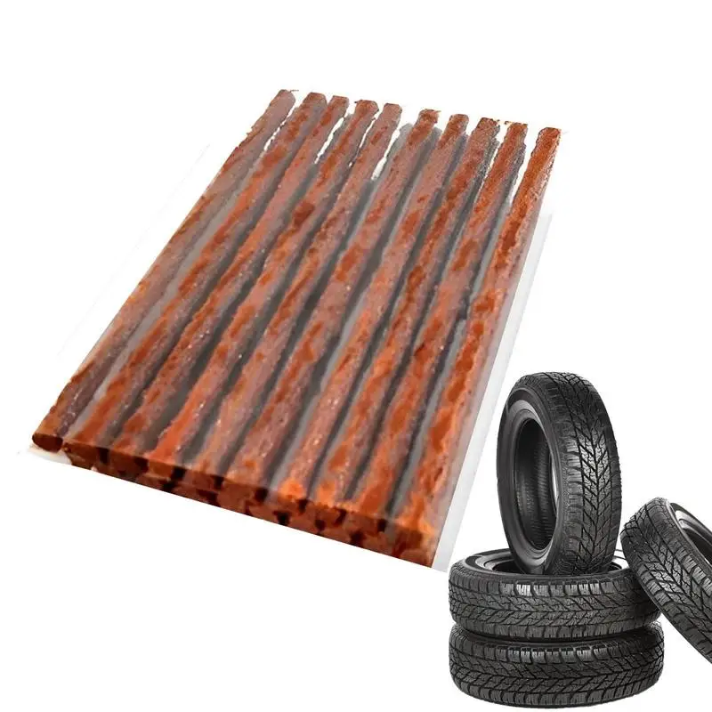 Vacuum tire repair strip Universal Tire Strips Stirring Glue Repair Kit  Butyl Rubber Tyre Puncture Repairing Tools Accessories