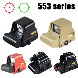 553 Series Holographic Sight Optics Reflex Riflescope Green Red Dot Hunting Scopes Collimator Gl*ck Rifle Sights Fit 20mm Rails