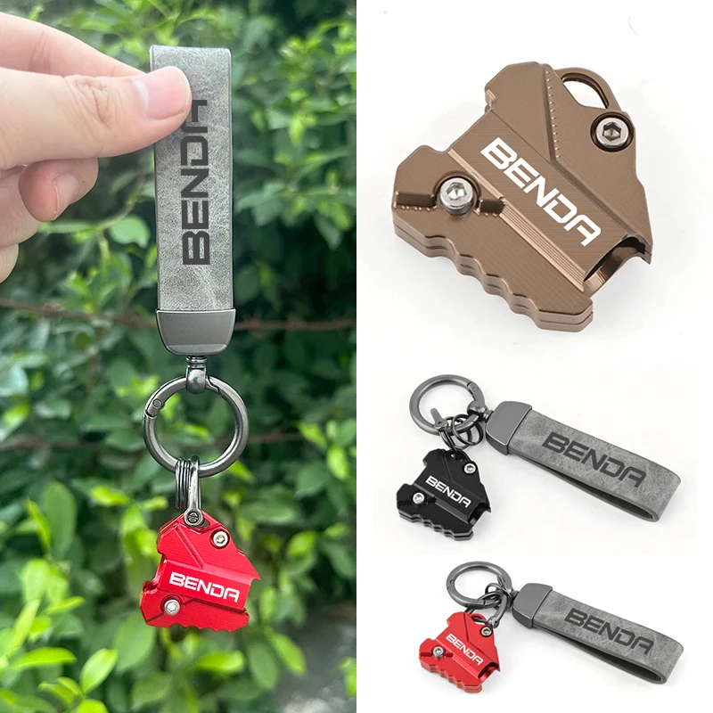 Für Benda Chinchilla 450 300 Rock 250 300 LFS 700 LFC 700 Motorrad CNC Zubehör Schlüssel Fall Schutzhülle & Schlüsselbund Ring