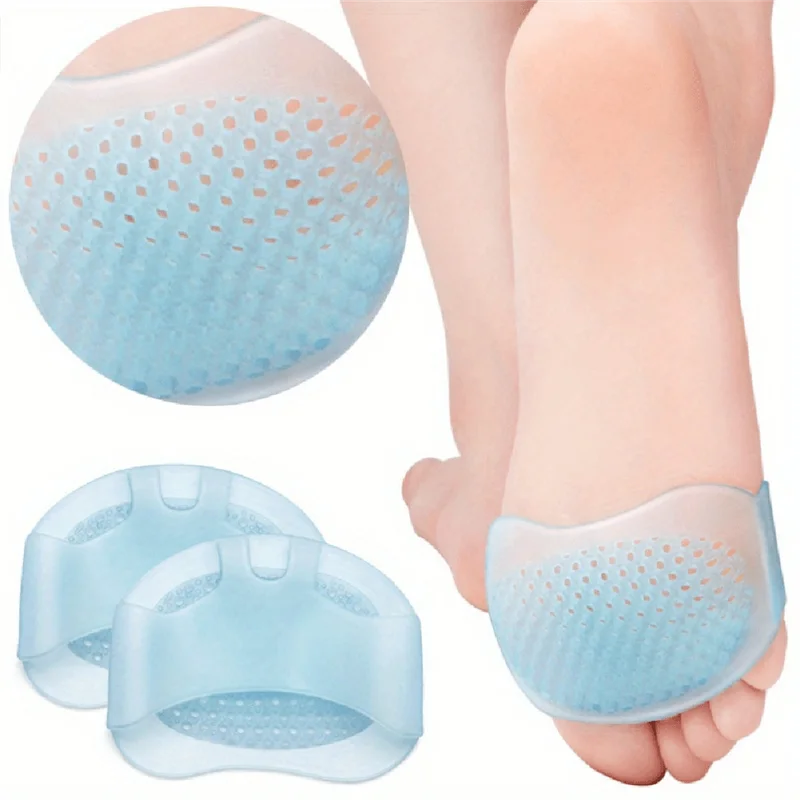 Silicone For Foot Arch Support And Pain Relief Pads-Metatarsal Design, 1Pair-Hand Wash Only, Ideal For Running
