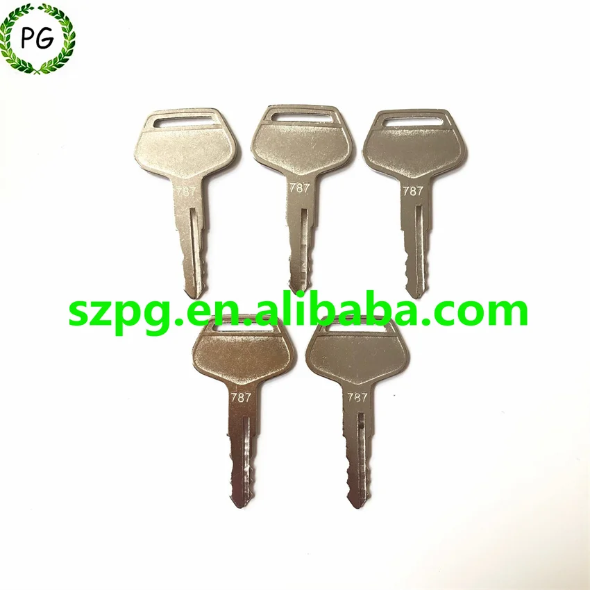 

5PCS 787 Ignition Key for Komatsu Excavator Dozer Loader Heavy Equipment TR261434