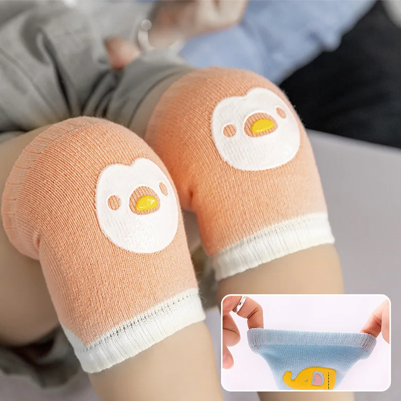 0-3 Years Cotton Baby Knee Pad Girls Boys Anti-slip Knee Pads Newborn Protector Crawling Elbow Cushion Kid Leging Kneecaps