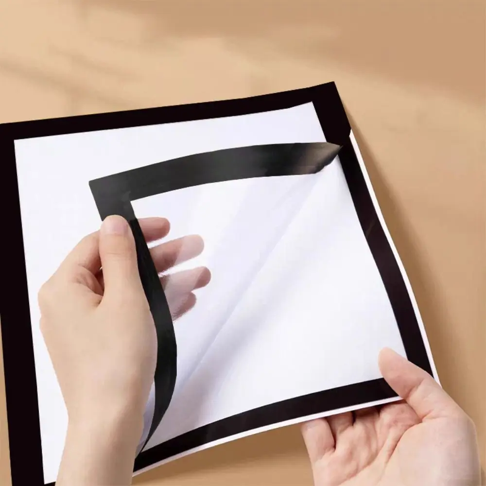 Magnetic Magnetic Photo Frame PVC Removable Wall Sticker Display Frame Self-Adhesive Matte Finish Photo Display Frame