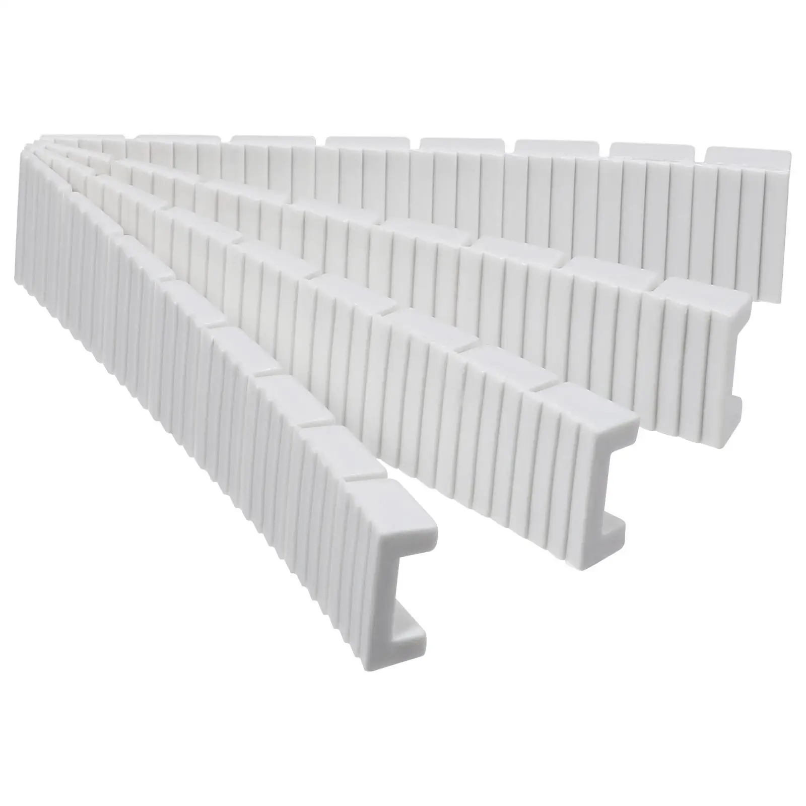 20 Pcs Furniture Shims Balance Spacer Leveling Pads for Uneven Floors Wedge Gasket Durable ABS Plastic Stacking Anti Slip Design