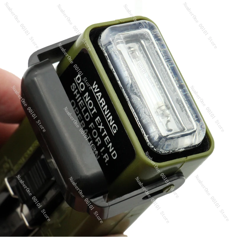 MS2000 Flash Survival Signal Lamp for Military Fans Survival Light with Back Glue