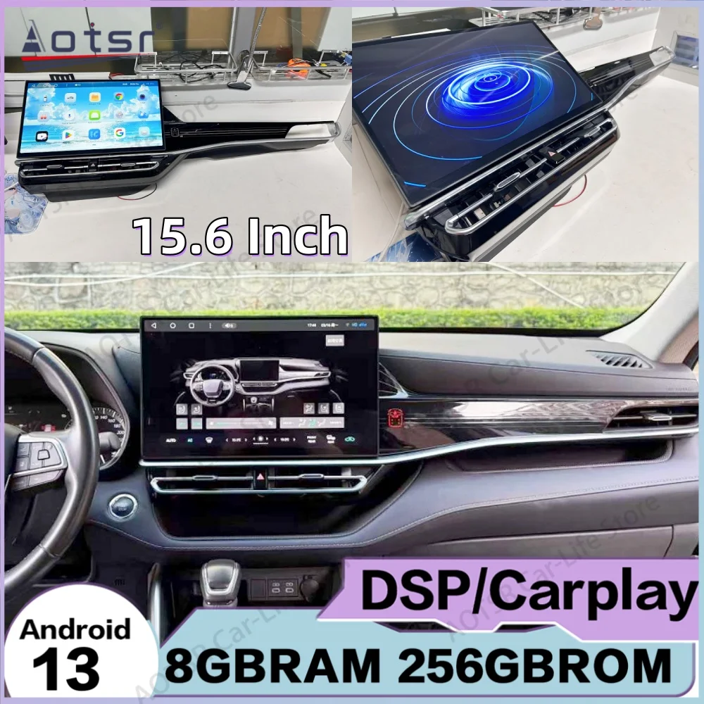 Multimedia Android AUTO Carplay For Toyota Highlander Crown Kluger 2022~2025 Upgrade 2026 Radio GPS Stereo Receiver Head Unit