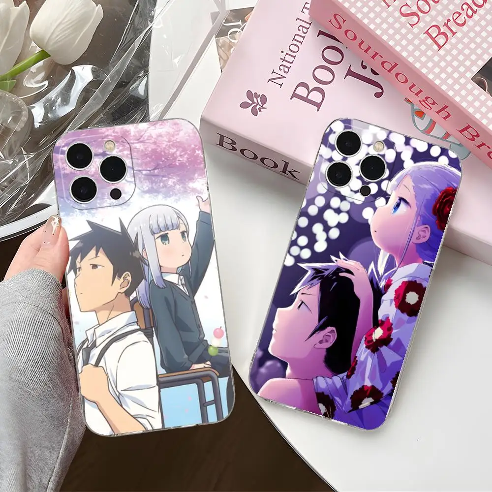 حافظة هاتف Hakarenai Aharen Reina لهاتف آيفون 16 15 14 13 12 11 X XR XS 8 6 Pro Max Plus Mini Clear Color واقية جميلة #4