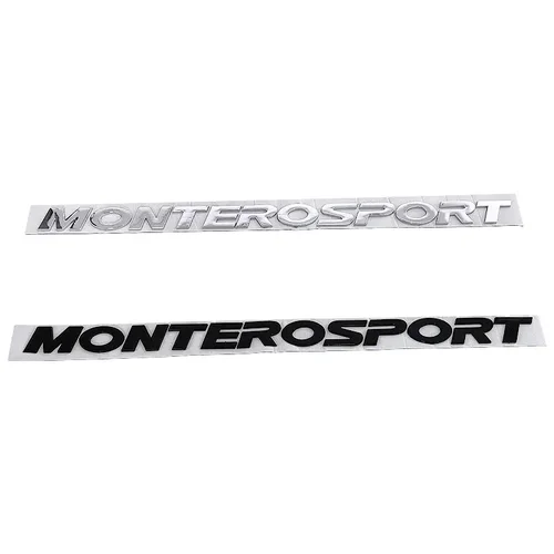 Imagen 1 del producto MONTERO SPORT logo hood badge, pegatinas de coche para Mitsubishi Montero, 3D logo, frontal, trasero, maletero, reacondicionamiento, calcomanías, accesorios
