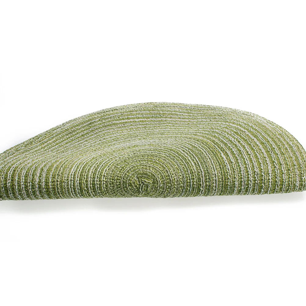 Napperon rond en coton, napperons de Table pour cuisine, salle à manger, tissé vert, antidérapant, en coton thermique, tapis résistant, décor de Table