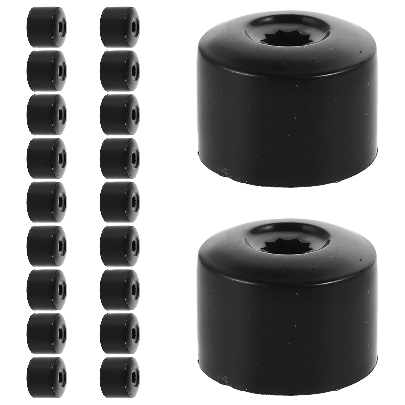 

20 Pcs Protection Cap Car Hub Nut Cover Cars Accessories Pp Wheel Covers Bolt Caps