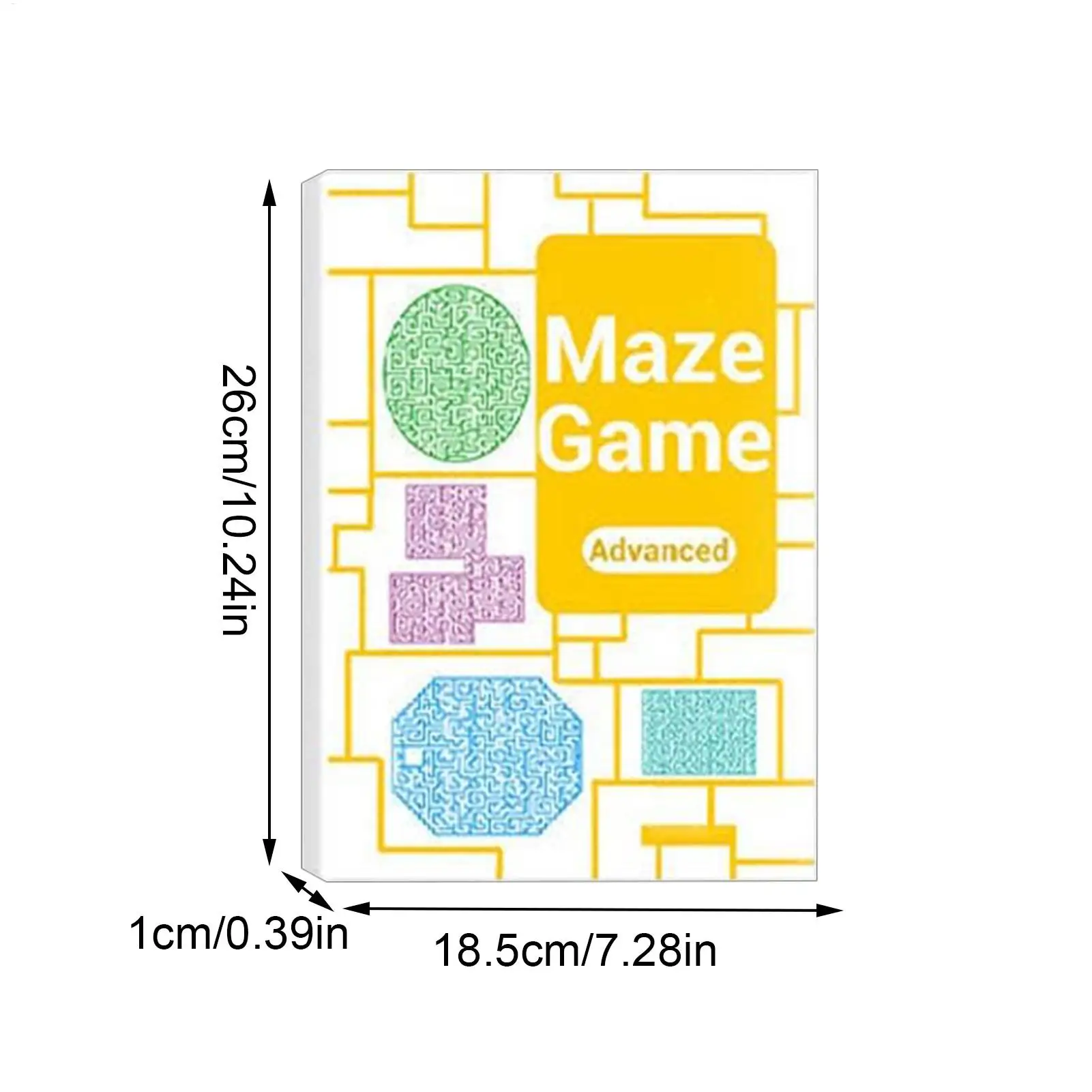 Kids Maze Book Maze Activity Book For Kids 4 Pieces Educational Sensory Learning Activity For Students Preschoolers Teens Girls