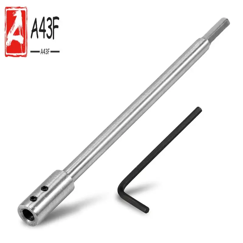 

A43F-Forstner Bit Extension For 3/8Inch Round Shank, High-Carbon Steel Wood Spade Drill Bit Extender