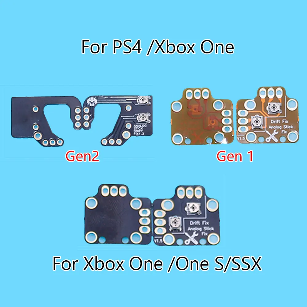 1 Paar Analog-Stick-Drift-Reparatur-PCB für PS4, PS5, Xbox One, Series X/S, für Switch Pro Gamepad Joystick Drift-Reparaturmodul – Detail 1