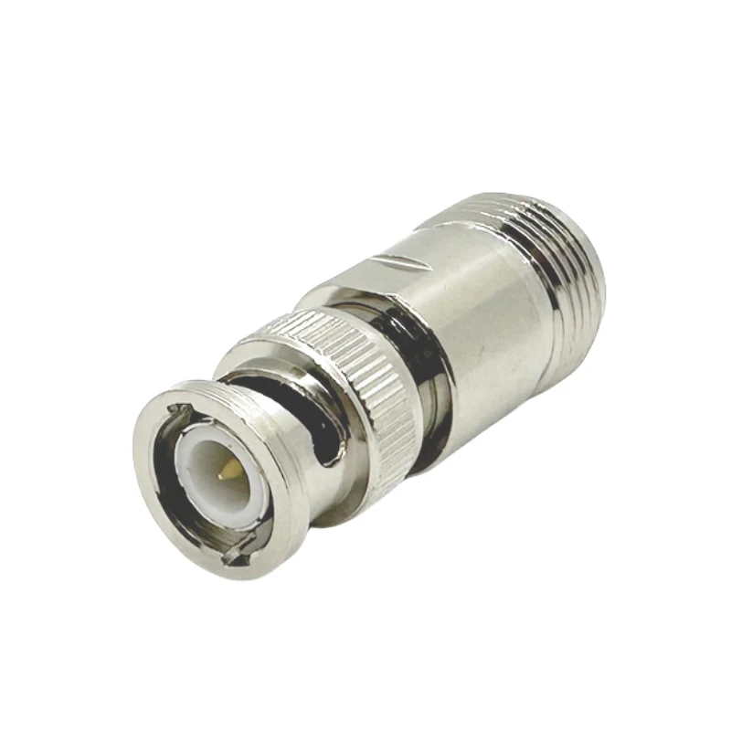 BNC Male to N Female RF Coaxial Adapter 50 Ohm Full Copper for Antenna Radio Coaxial Cable