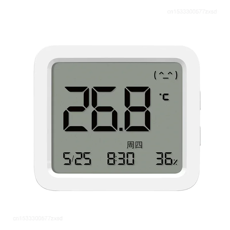 Xiaomi Mijia Smart Thermo-hygrometer 3 Mijia Bluetooth Temperature Humidity Sensor Table Clock 12/24H Wall-mounted LCD Clock 1pc