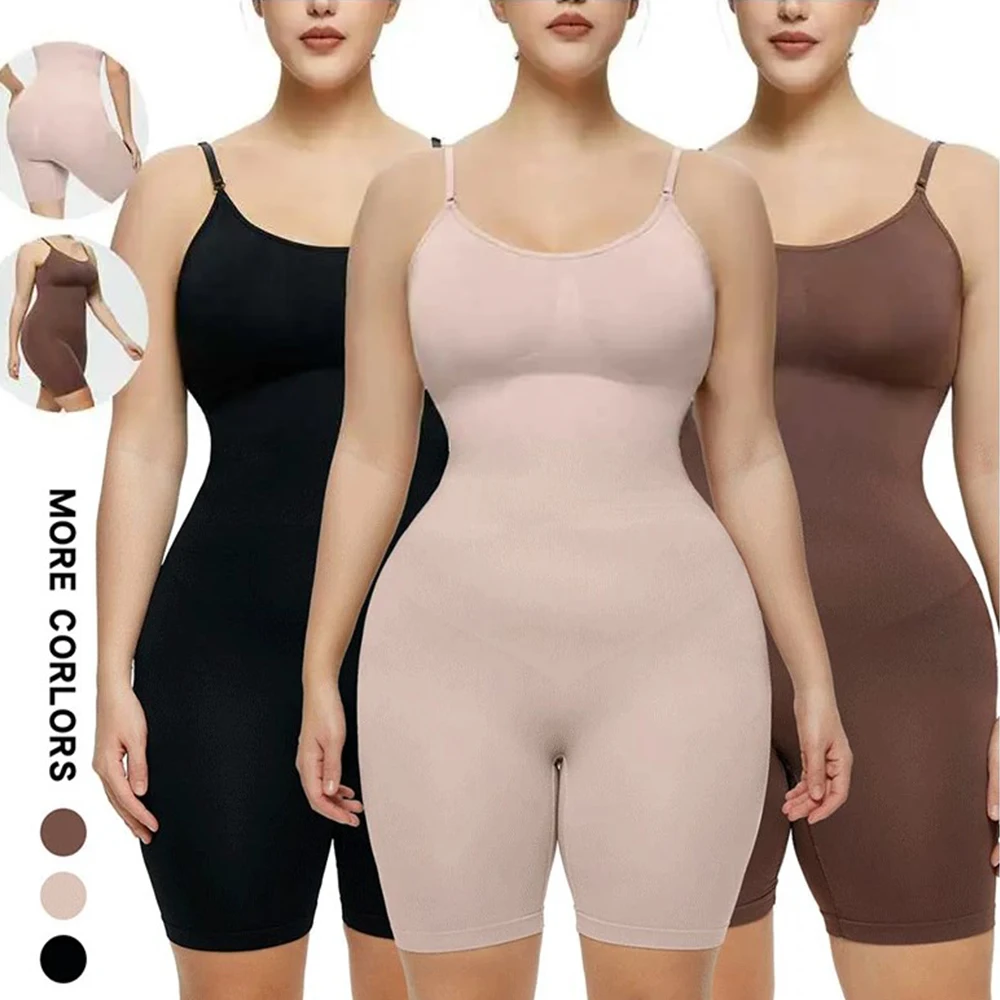 

Women Full Body Shapewear Bodysuit for Belly Control Seamless Firm Waist Trainer Body Shaper Bodysuit