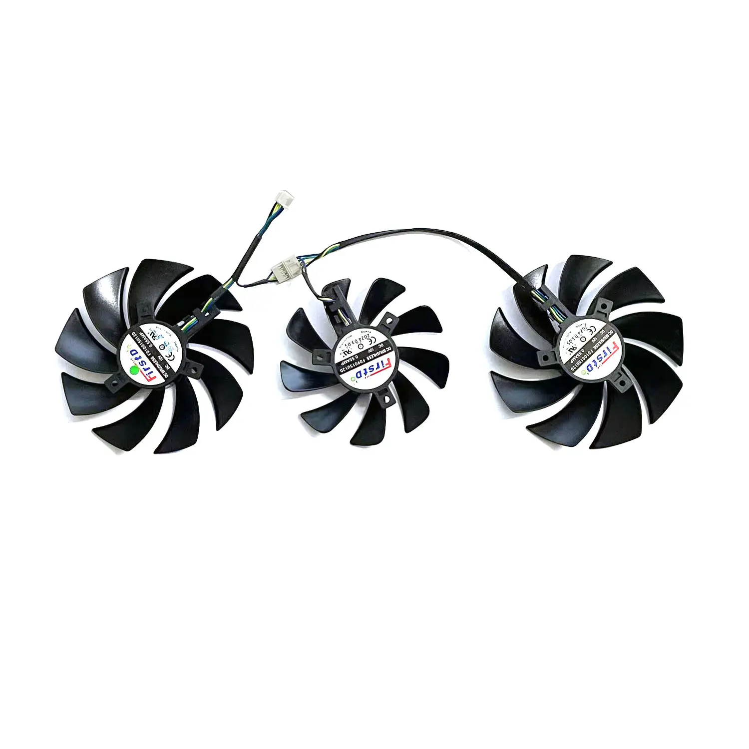 For Powercolor Radeon Rx6700xt 6750 6750xt 6800 6800xt 6900xt 6950xt Red Magic OC 95MM FD10015H12D 85MM FD9015U12D Suitable