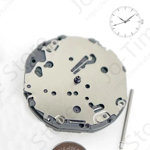 Imagen 2 del producto VH31 barrido segundo 3 manos movimiento de cuarzo japonés módulo de tiempo Tmi movimiento Vh31b 110 1⁄2 Ligne movimiento de cuarzo tres manos 1/4 Cen