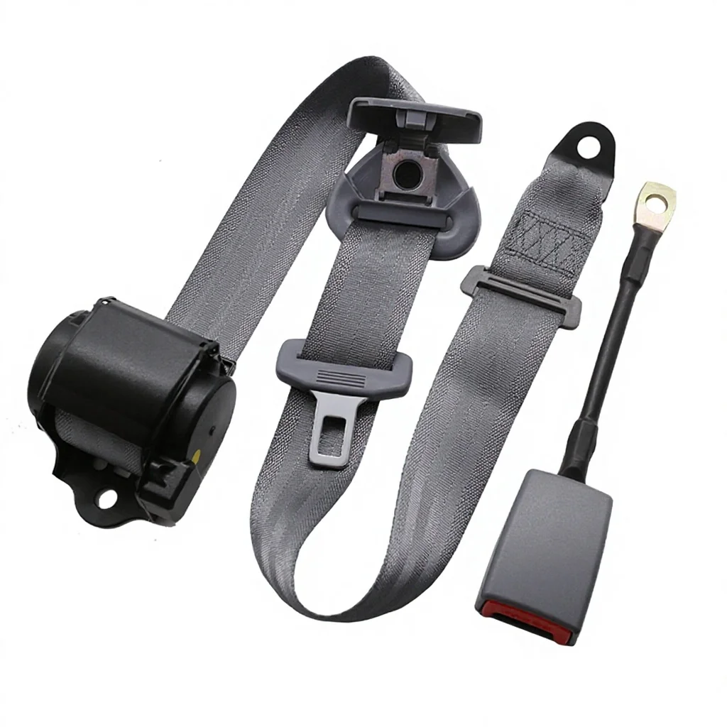 R200 SAINUO Emergency Locking 3-Point Seat Belt with Automatic Locking Function Polyester Safety Belt 3.2m and Buckle 250mm