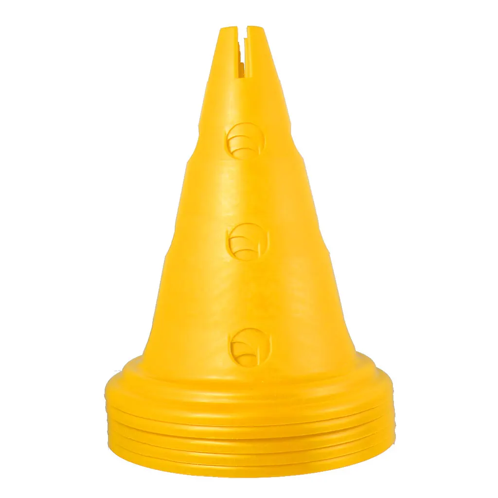 5pcs Sport Soccer Football Training Cone Safety Cones 30cm Yellow